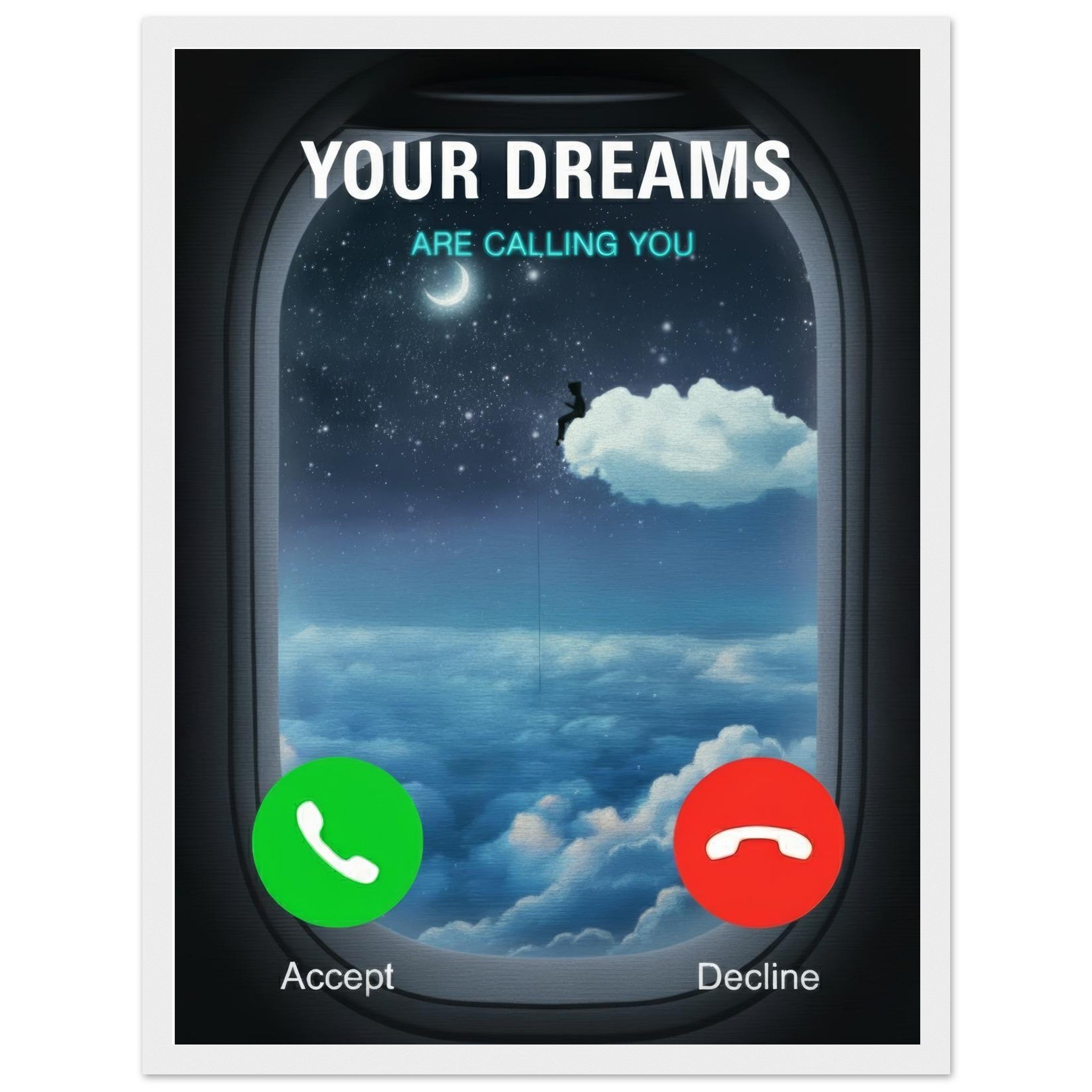 Your Dreams Are Calling You | Framed Canvas - DreamBrothers