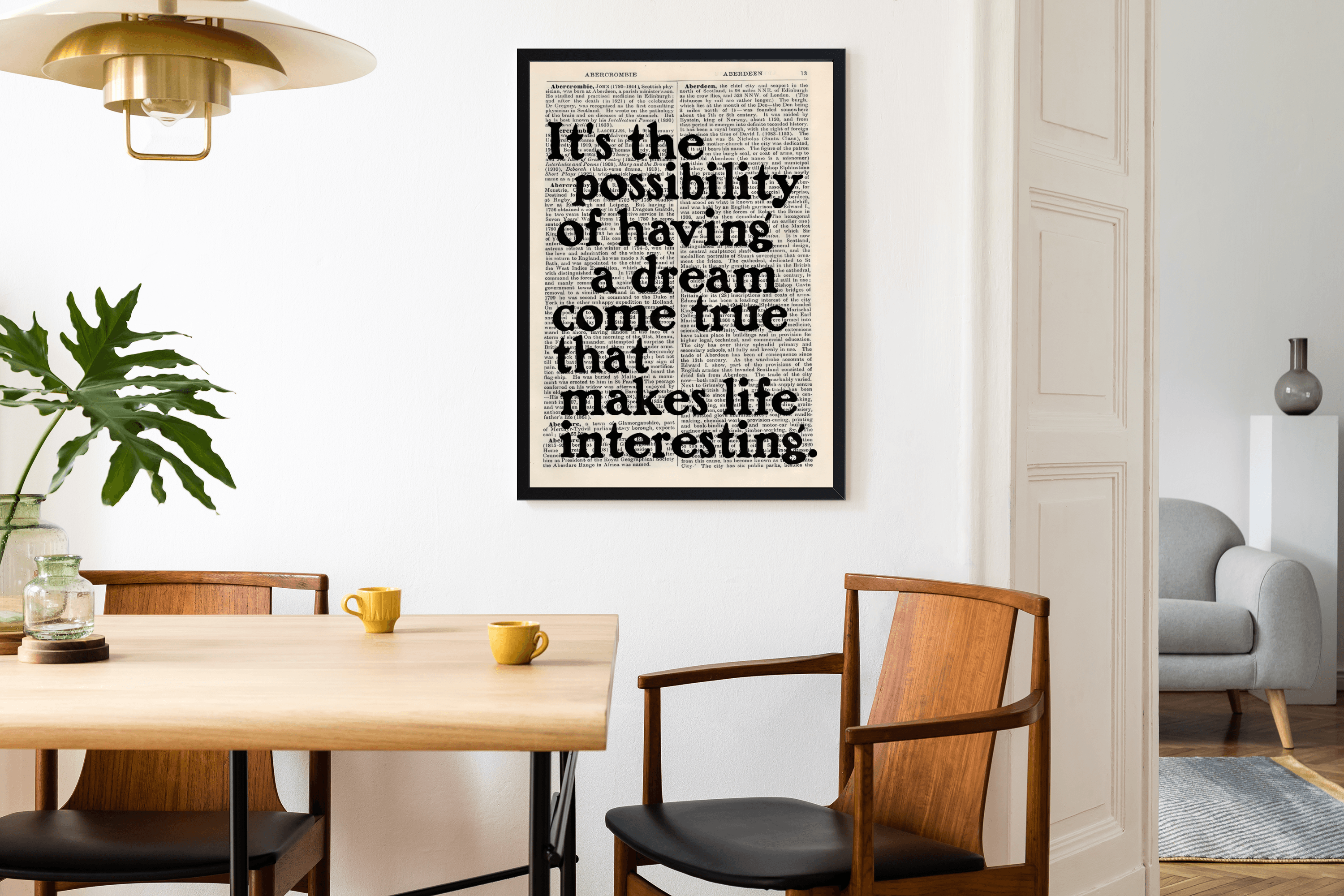 Dream Old Dictionary Print