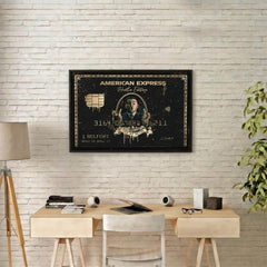 The Wolf Wall Street | American Express Custom Poster