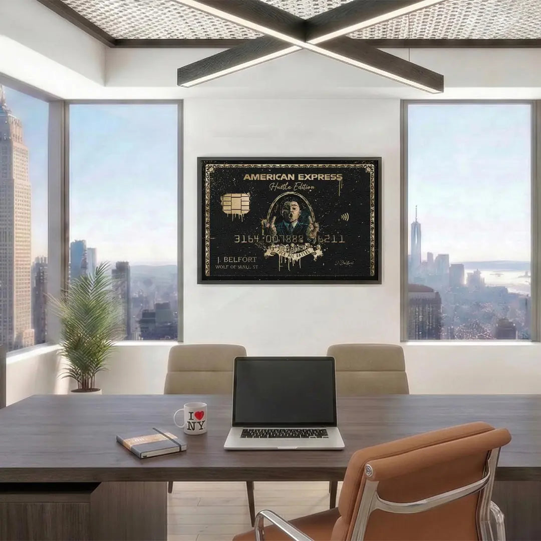 The Wolf Wall Street | American Express Custom Poster - DreamBrothers