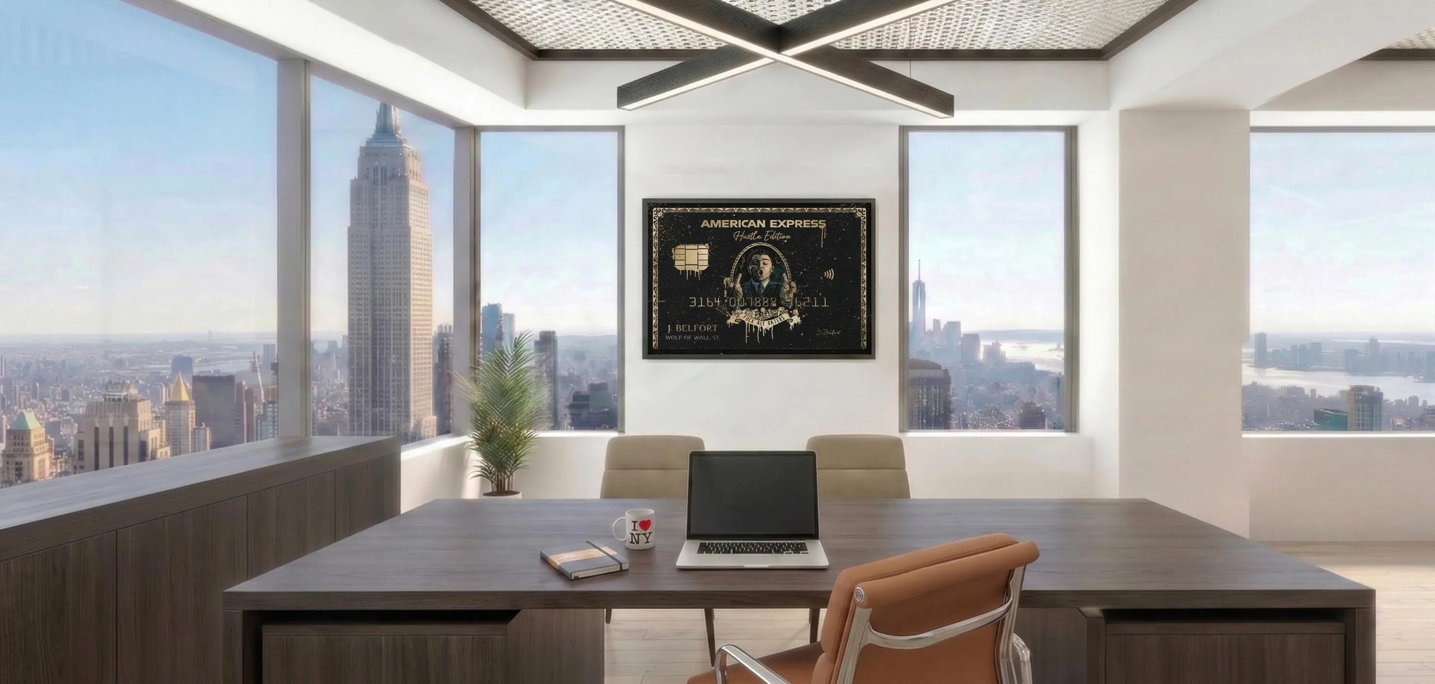 The Wolf Wall Street | American Express Custom Poster