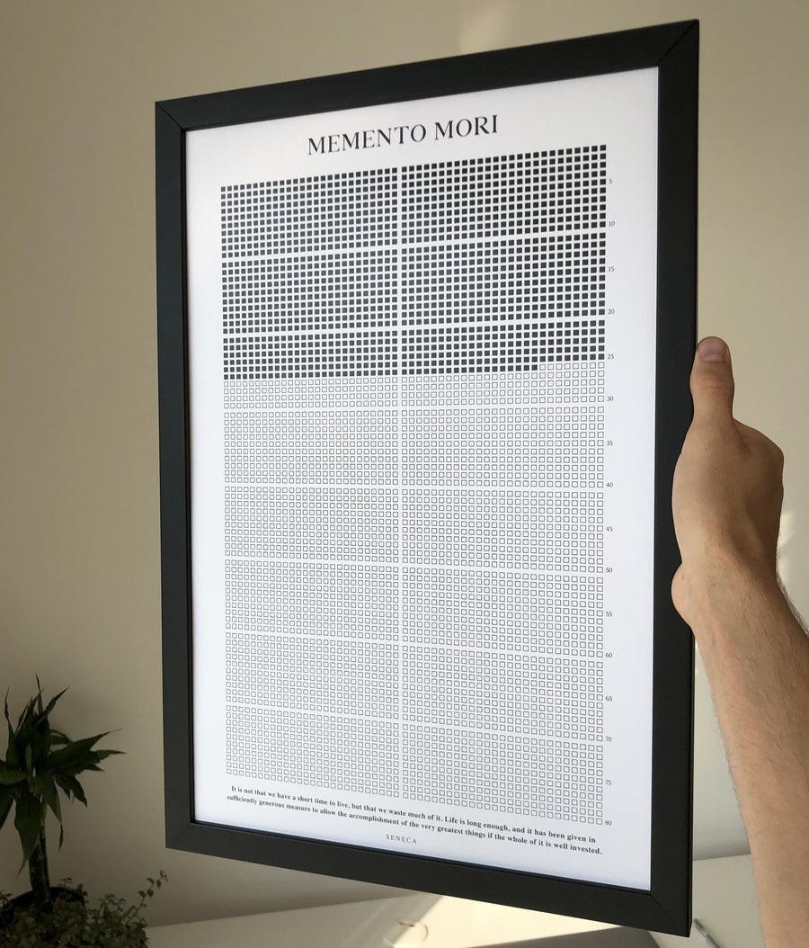 Memento Mori Life Calendar (FRAMED)