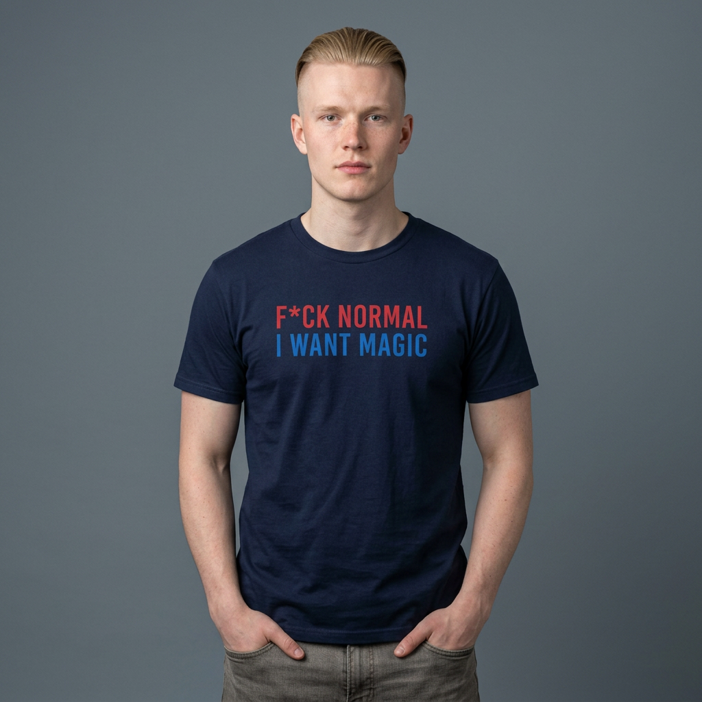 “F*ck Normal, I Want Magic” T‑Shirt - DreamBrothers
