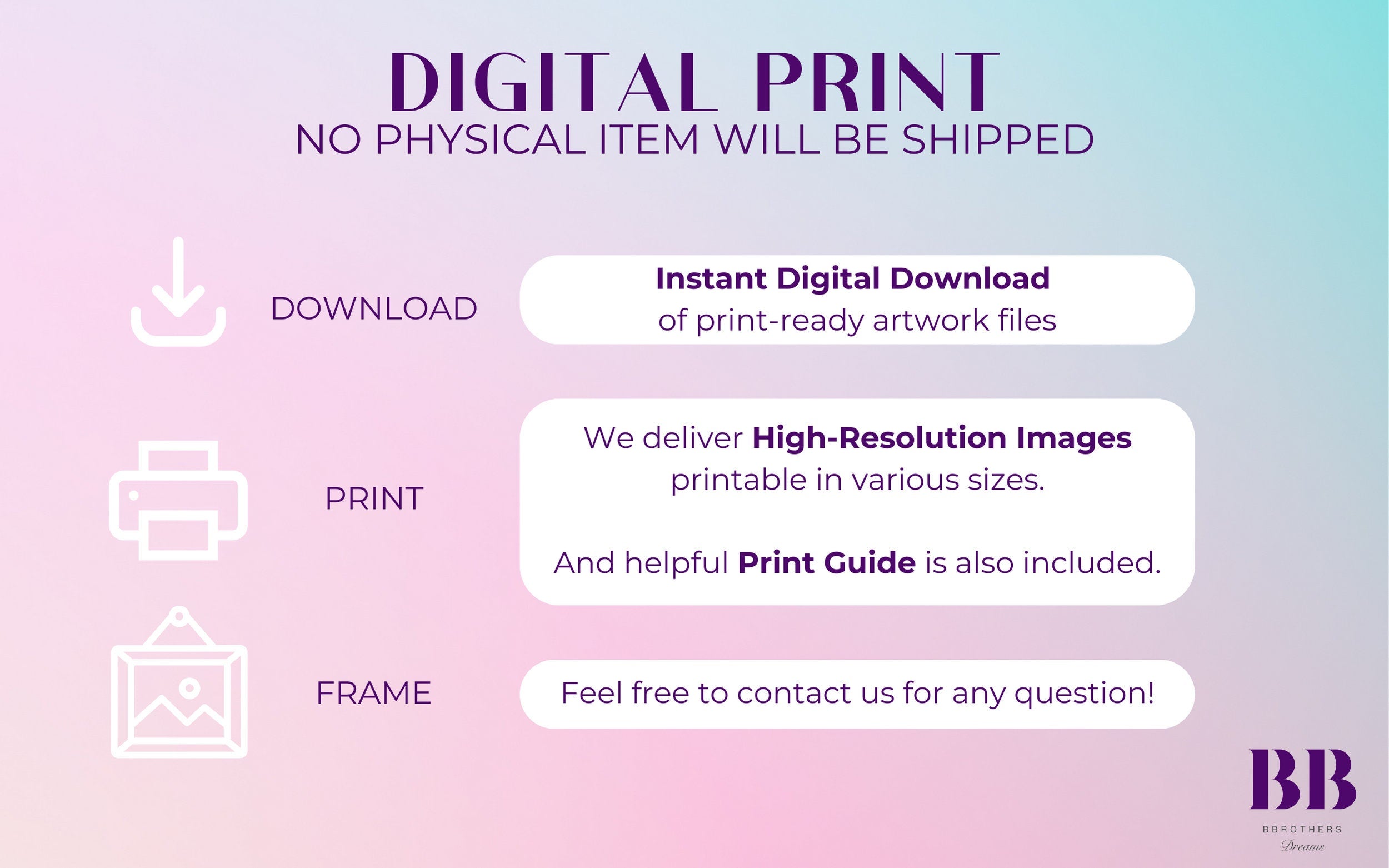 Colorful Clouds Prints, Blush Pink Clouds, 2 Piece Printable Wall Art, Sunset Over The Clouds, Set of 2, Aesthetic Poster Download - DreamBrothers