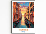 Venice Poster, Oil Painting Art, Romantic Wall Decor, Aesthetic Couple Gift, Italy Printable, Perfect Gift For Her, Valentine's Day Print