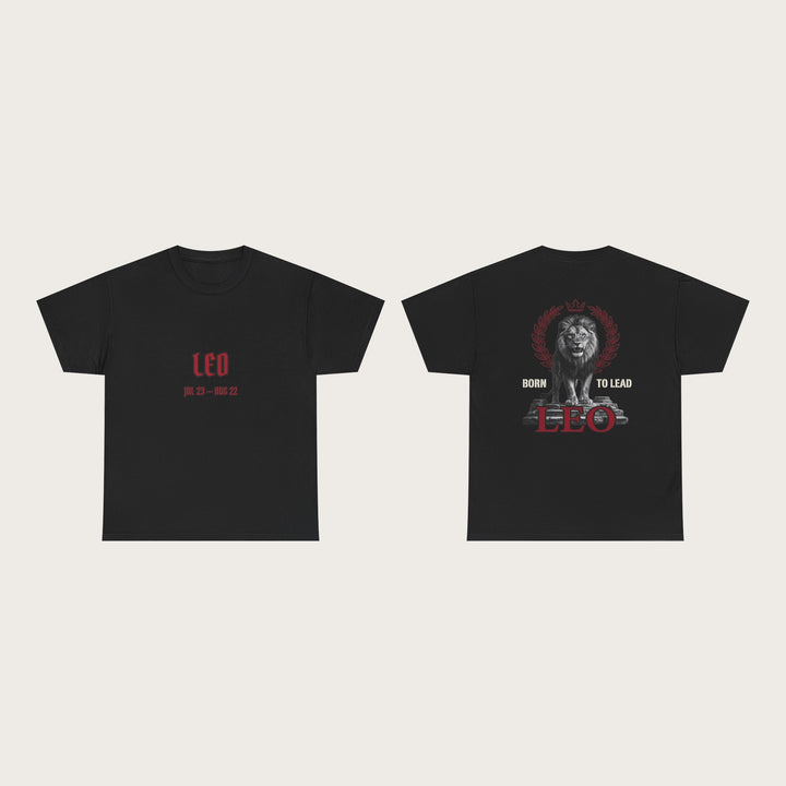 Leo Zodiac Lion Tee | Born To Lead - DreamBrothers