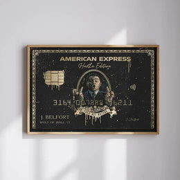 The Wolf Wall Street | Poster personalizzato American Express 
