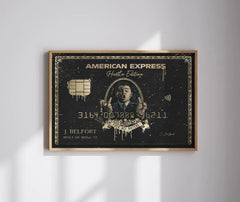 The Wolf Wall Street | American Express Custom Poster